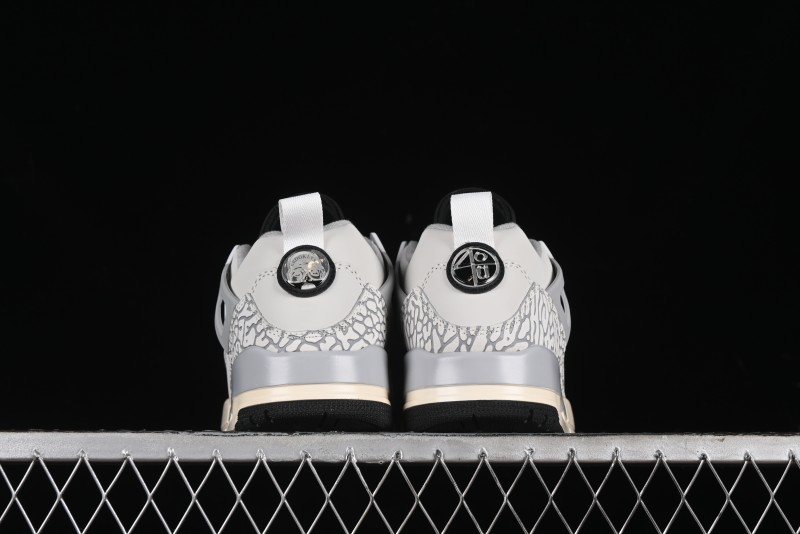 Nike Jordan Spizike Low AJ Hybrid Elements All Black Crackle Casual Sneakers - HQ1191-011