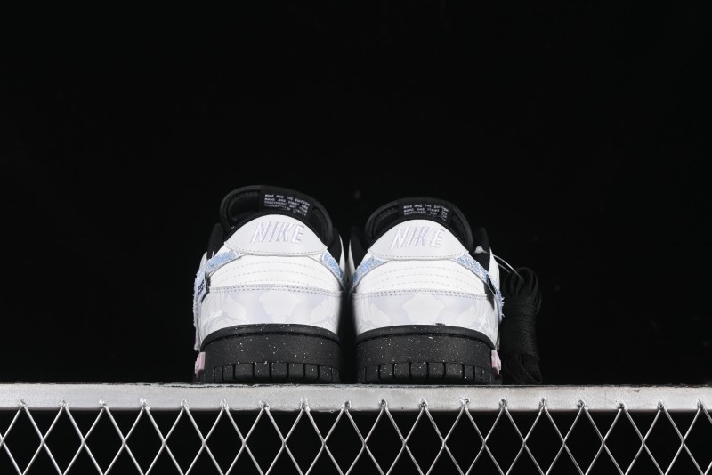 Nike Dunk Low Panda Prank Qixi Special Edition Low-Top Casual Sneakers - DD1391-100