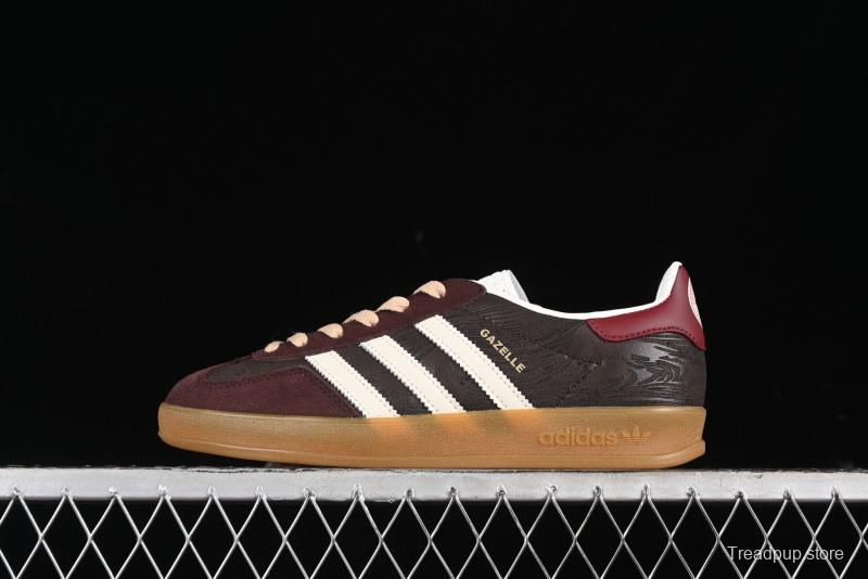 Adidas Originals Gazelle Indoor Retro Casual Slip-Resistant Wear-Resistant Low-Top Sneakers - JP5671