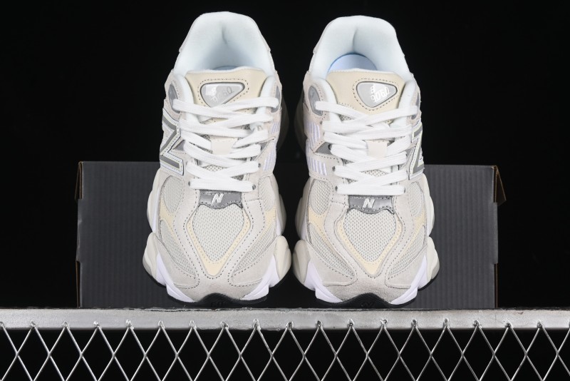Joe Freshgoods x New Balance NB9060 Retro Casual Running Sneakers with ABZORB Cushioning - U9060WHT
