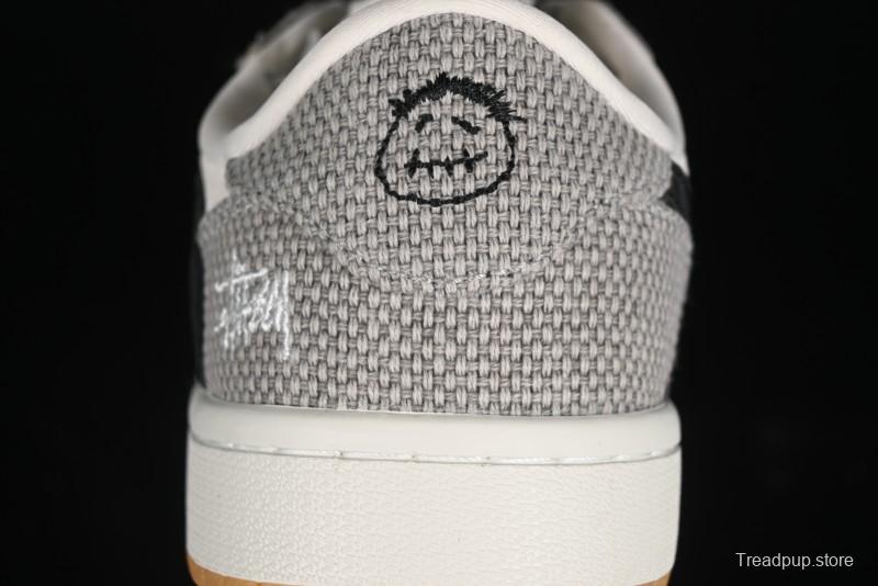 Nike Travis Scott x Fragment Design x Air Jordan 1 Low OG SP AJ1 Sneakers - JH6089-006