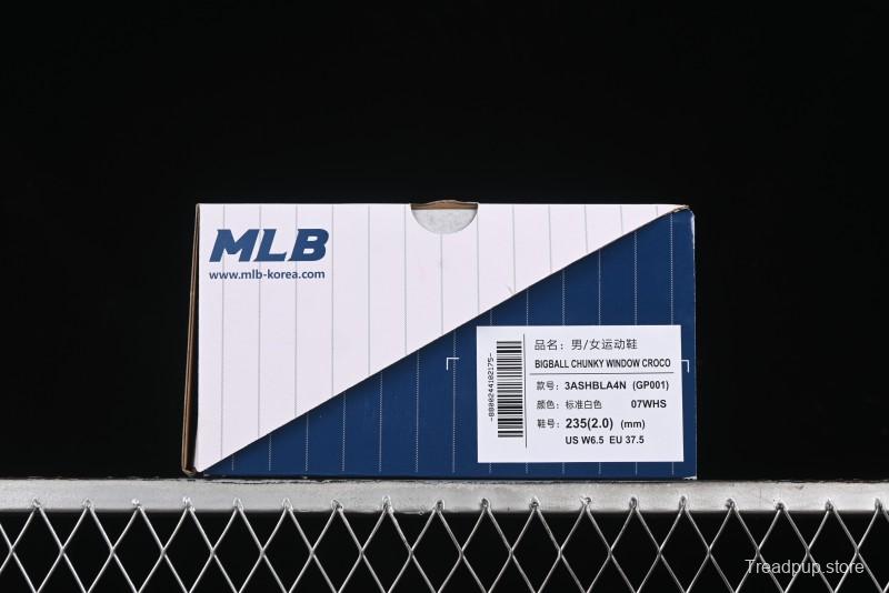 New York Yankees MLB Bigball Chunky Window Croco Thick Sole Casual Running Shoes - 3ASHBLA4N07WHS