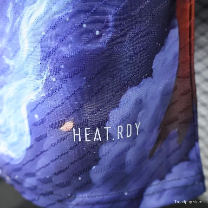 Player Version 2025 Japan NA ZHA Black with Fire & Ice Warrior Jersey