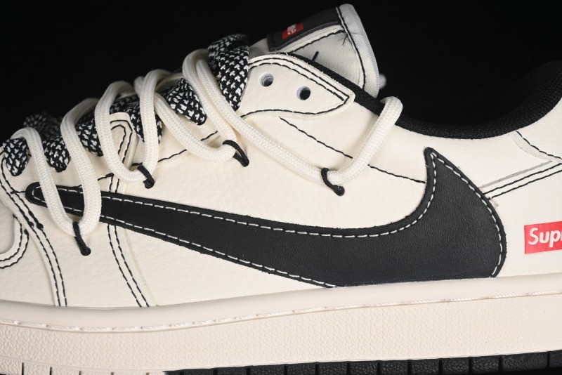 Nike Travis Scott x Fragment Design x Air Jordan 1 Low OG SP AJ1 Supreme Collaboration - SJ0086-134
