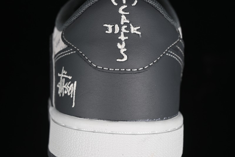 Nike Travis Scott x Fragment Design x Air Jordan 1 Low OG SP AJ1 Retro Sneakers - XZ3398-003