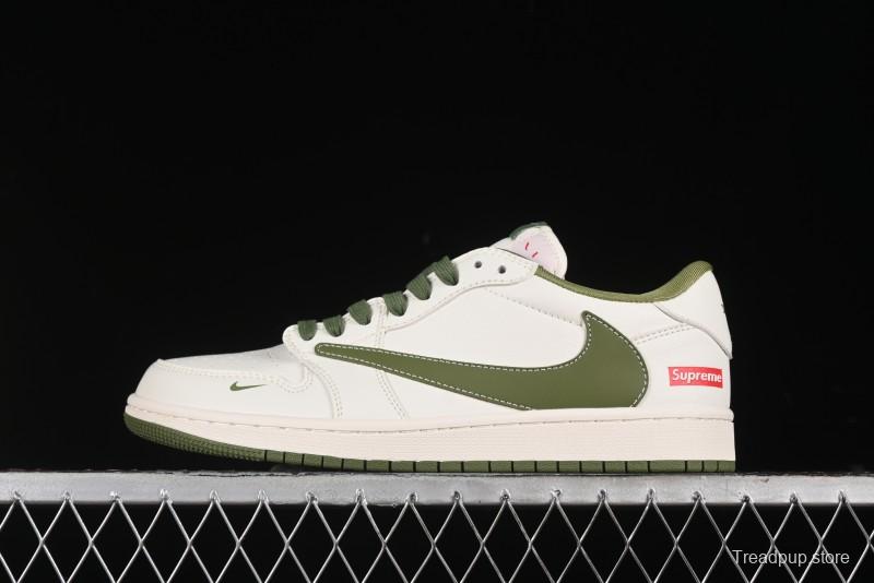 Nike Travis Scott x Fragment Design x Air Jordan 1 Low OG SP AJ1 Supreme Collaboration - XZ1168-002