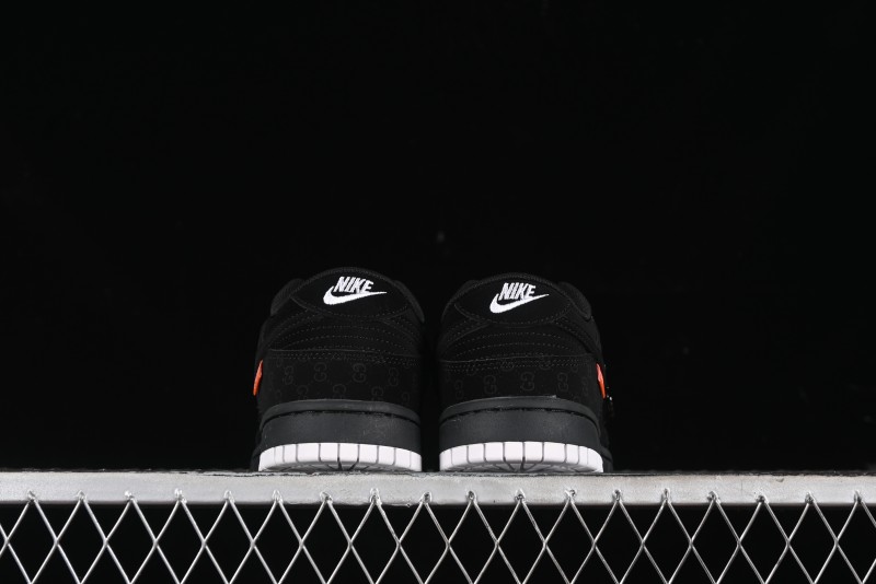 Nike SB Dunk Low Gucci Collaboration Dark Floral Pattern Anniversary Custom Low-Top Casual Sneakers - FC1688-140