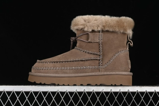 UGG Classic Mini Alpine Shearling Lined Snow Boots - 1158251
