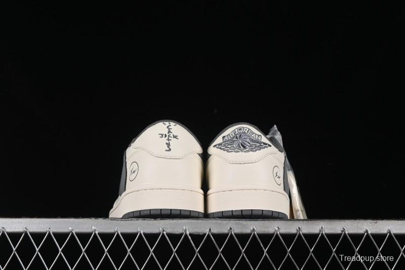 Nike Travis Scott x Fragment Design x Air Jordan 1 Low OG SP AJ1 Retro Casual Sneakers - LJ5188-024