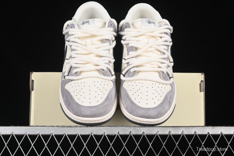 Nike SB Dunk Low Stussy Anniversary Custom Low-Top Casual Skate Shoes - SJ2068-295