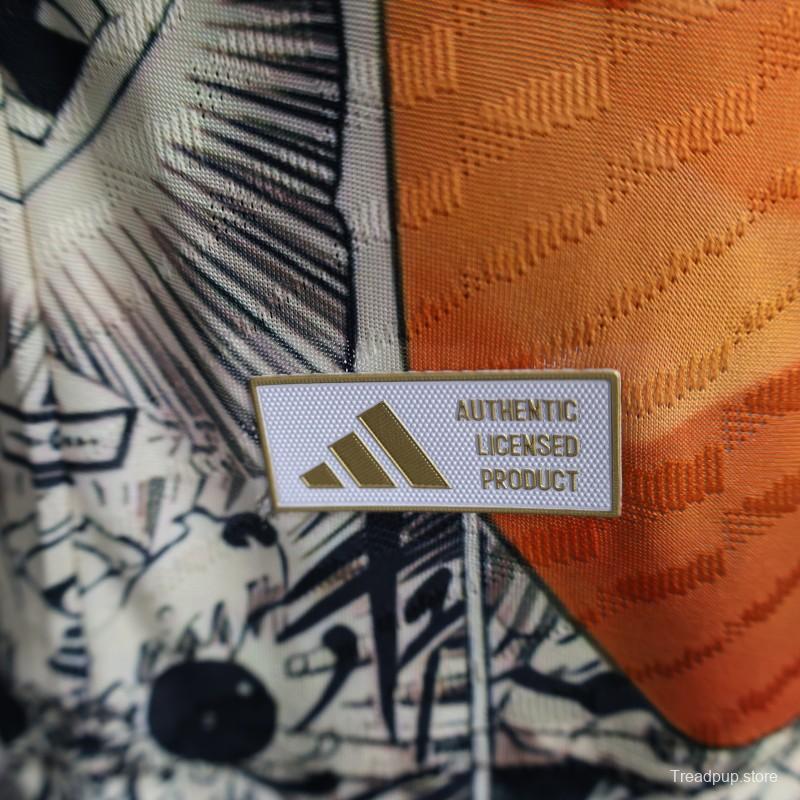 Player Version 2025 Japan Multi-Color with Naruto Anime Character Jersey