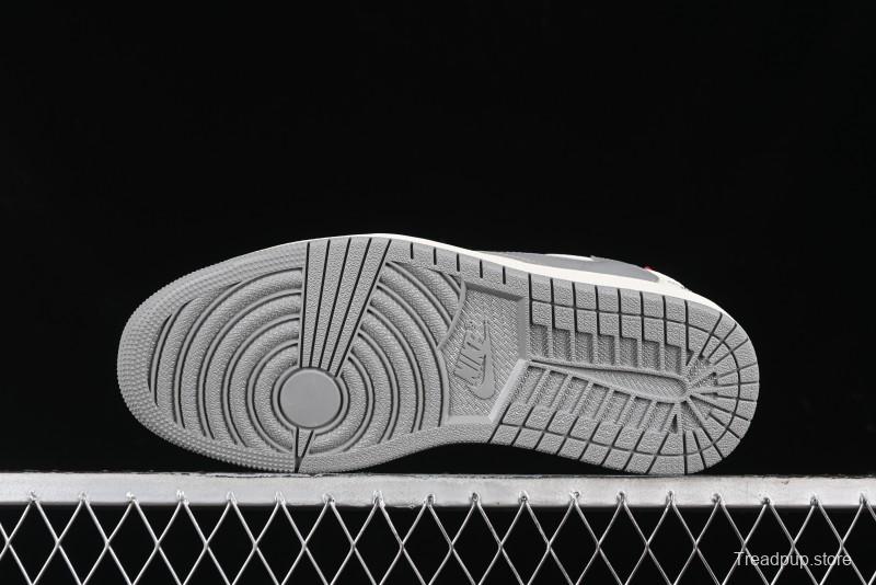 Nike Travis Scott x Fragment Design x Air Jordan 1 Low OG SP AJ1 Supreme North Face Collaboration - DIY1688-001