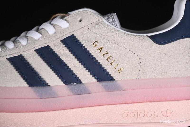 Adidas Originals Gazelle Bold IE6508 Low-Top Sneakers with Thick Sole for Casual Wear, Non-Slip and Durable - IE6508