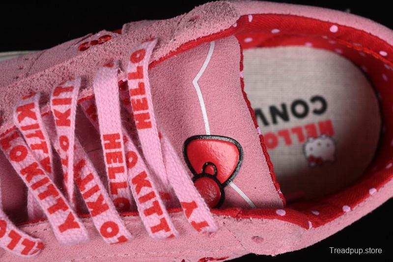 Converse One Star Hello Kitty Collaboration Low Top Casual Sneakers with Embroidered Bow - 362941C