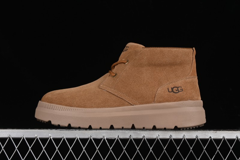 UGG Burleigh Chukka Comfortable Flat Lace-Up Round Toe Fashion Casual Boots - 1151773