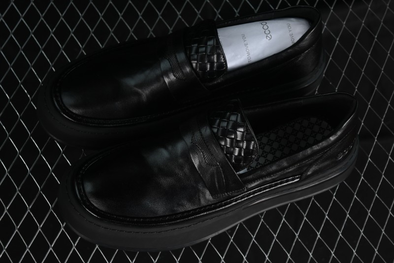 ECCO London Series 2024 New Leather Business Driving Loafers - 63663701001