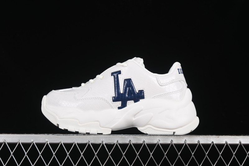 New York Yankees MLB Bigball Chunky Window Croco Thick Sole Casual Running Shoes - 3ASHBLA4N07WHS