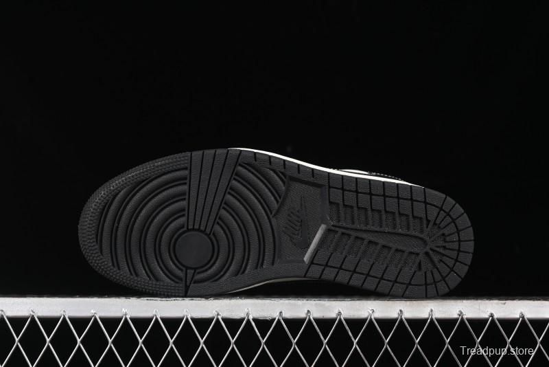 Nike Travis Scott x Fragment Design x Air Jordan 1 Low OG SP AJ1 Supreme Collaboration - Mist Blue Low-top Casual Sneakers - SJ2068-119