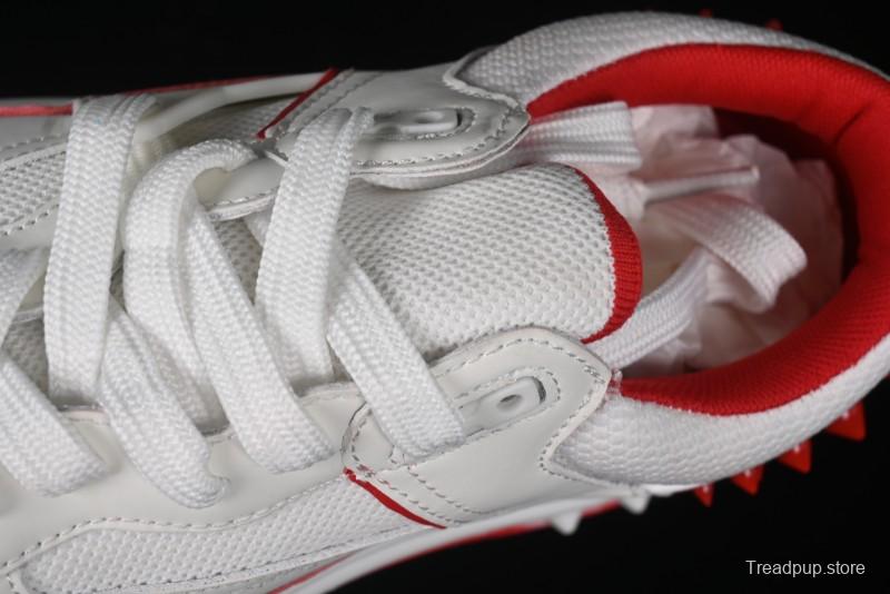 Christian Louboutin Astroloubi Comfortable Fashion Low-Top Sneakers White Red - X.D4