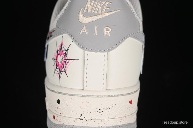 Nike Air Force 1 '07 Low Halloween Edition "Mercury Spider" Casual Sneakers - FB1893-333