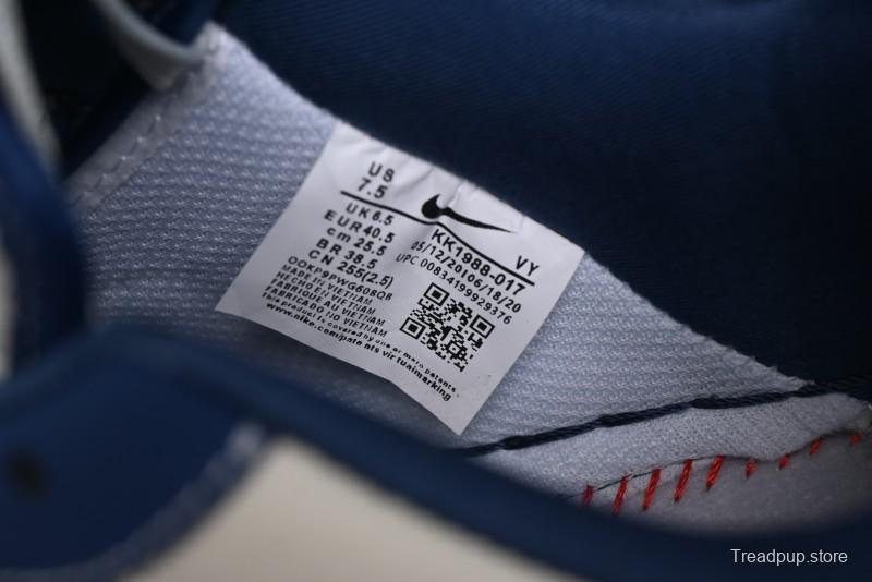 Nike Air Force 1 '07 Low Violent Bear Collaboration - Grey Beige Blue Low-Top Casual Sneakers - KK1988-017