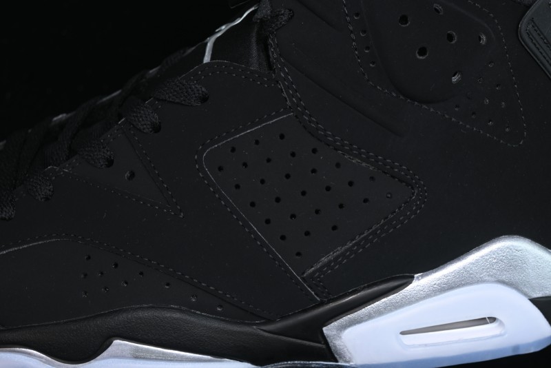 Nike Air Jordan 6 Retro Metallic Silver Basketball Shoes - DX2836-001