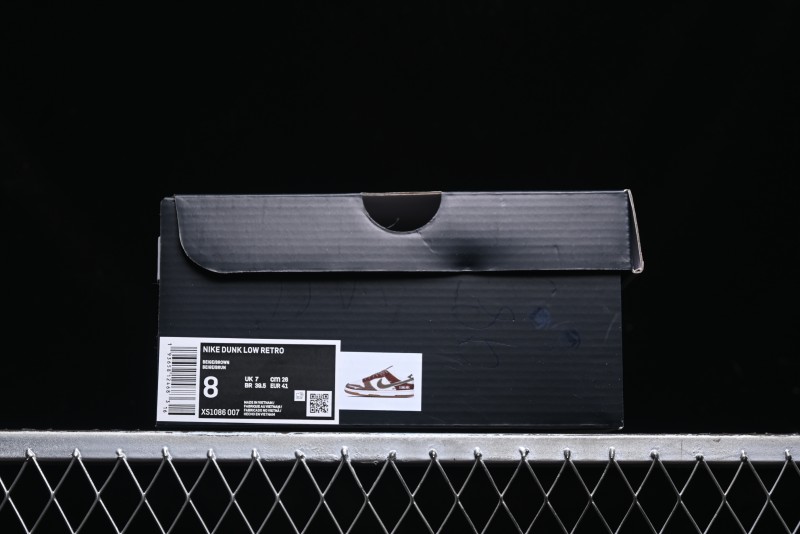 Nike SB Dunk Low Dior Collaboration - Chestnut Anniversary High-End Custom Low-Top Casual Sneakers - XS1086-007