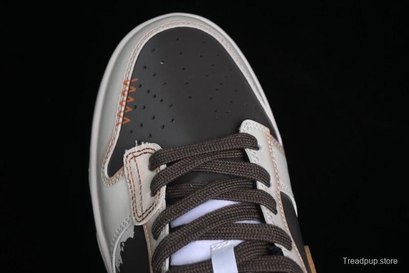Nike Dunk Low Panda Prank Pioneer Knight Sandstorm Black Brown Low Top Casual Skate Shoes - DD1391-100