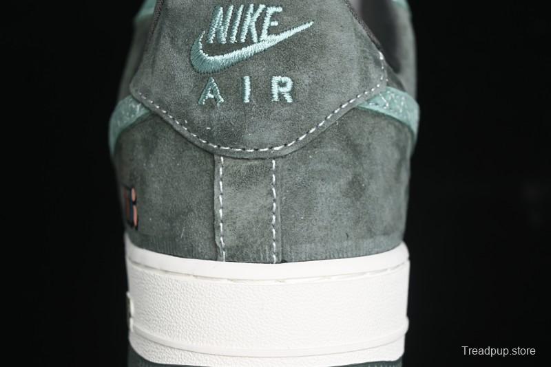 Nike Air Force 1 '07 Low Gucci Collaboration Jade Green Flywire Low-Top Casual Sneakers - KK1988-026