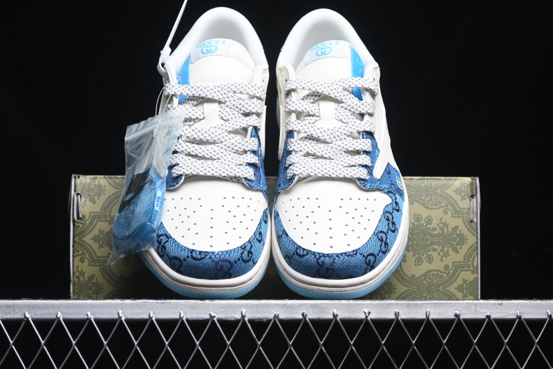 Nike Travis Scott x Fragment Design x Air Jordan 1 Low OG SP AJ1 Retro Sneakers - XZ1658-001
