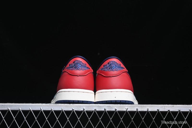 Nike Air Jordan 1 Low OG "Howard University" Casual Sneakers - HQ2993-100