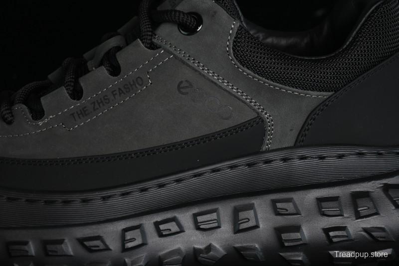 ECCO Off-Road Series Lightweight Cushioned Leather Durable Outdoor Hiking Running Shoes - 63513001001