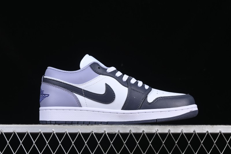 Nike Air Jordan 1 Low AJ1 Haze Purple Casual Lifestyle Sneakers - 553558-145