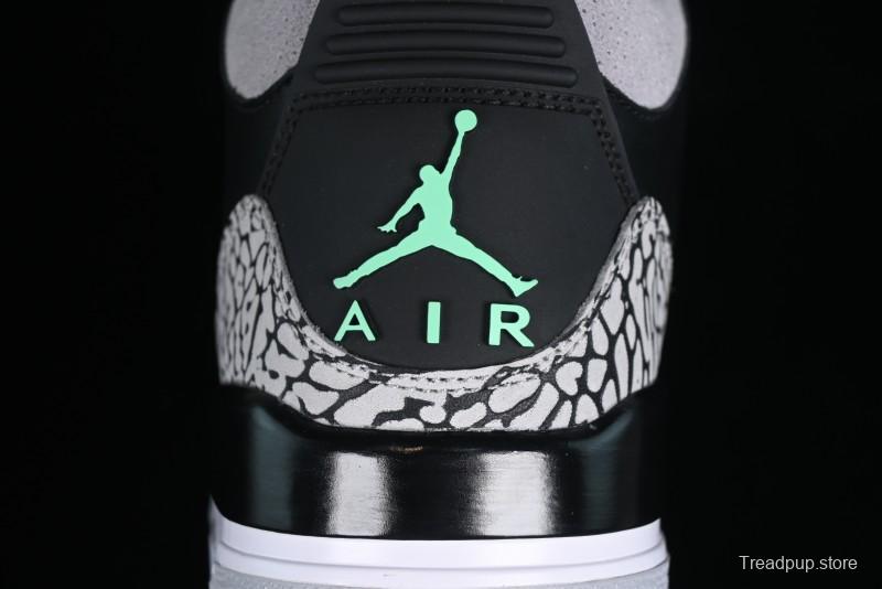 Nike Air Jordan 3 Retro Sneakers Green Glow - CT8532-031