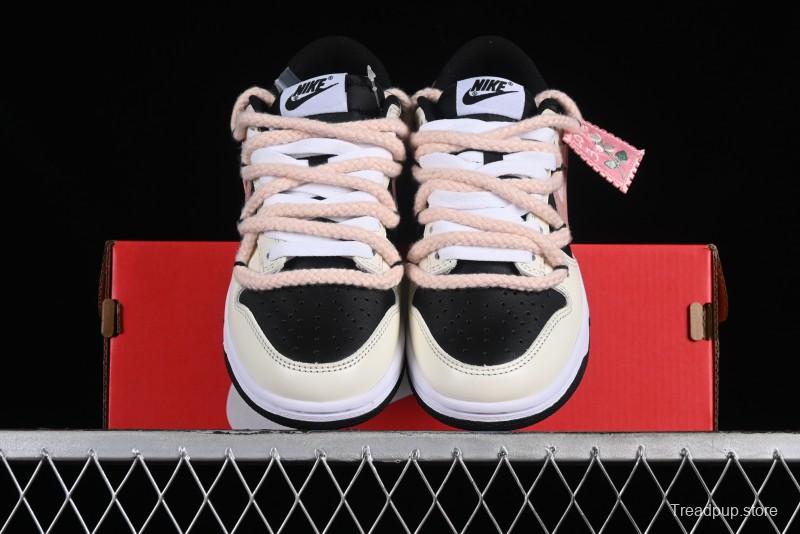 Nike Dunk Low White Dream Garden Black White SB Low Top Casual Skate Shoes - FD1232-001