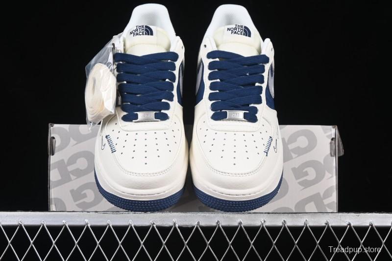 Nike Air Force 1 '07 Low The North Face Collaboration Off-White Blue Diamond Casual Sneakers - DM6688-001