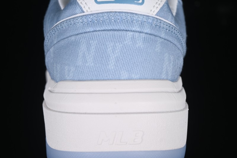 New York Yankees Chunky Liner Mid Denim Monogram Platform Sandals - 3ASXD065N50BLS