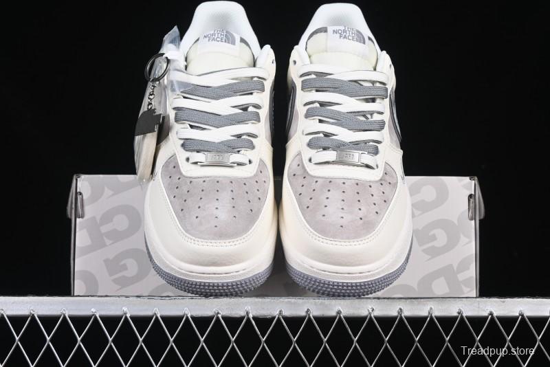 Nike Air Force 1 '07 Low The North Face x CDG Retro Casual Sneakers with Full-Length Air Cushion - DM6688-049