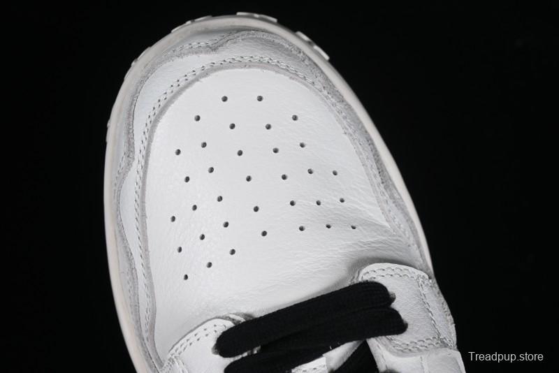 SMFK Comfortable Chunky Sole White Sneakers - T.D4