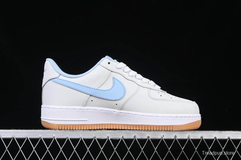 Nike Air Force 1 '07 Low Light Blue Casual Sneakers - 315122-102