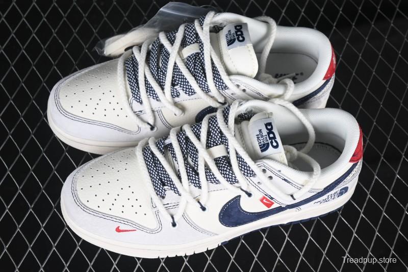Nike SB Dunk Low The North Face x Supreme Anniversary Custom Low-Top Casual Sneakers - YX5066-232