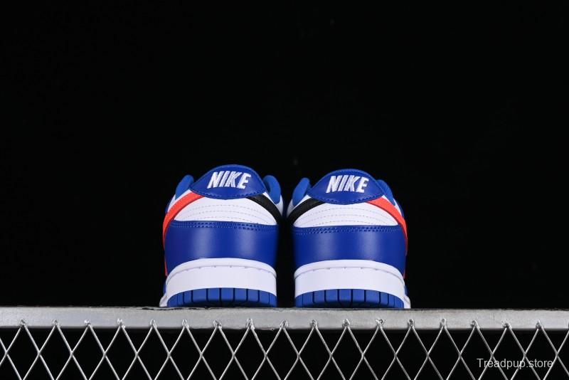 Nike Dunk Low SB Casual Skate Shoes in White Blue Red - CW1590-104