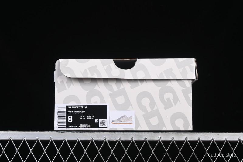 Nike Air Force 1 '07 Low The North Face Collaboration Light Blue Gum Sole Low-Top Casual Sneakers - DM6688-022