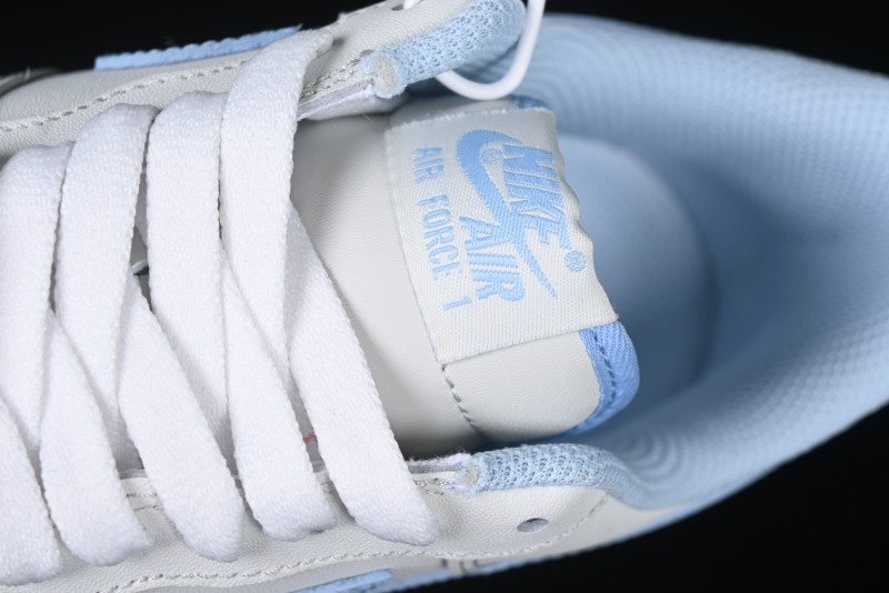 Nike Air Force 1 '07 Low Light Blue Casual Sneakers - 315122-102