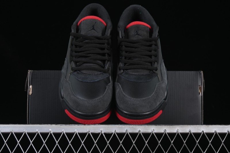 Nike Air Jordan 4 Remastered Sneakers with Textile Mesh, Leather and Suede Upper - FQ7939-060