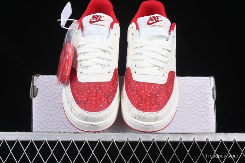 Nike Court Vision Lo 2025 Year of the Snake Theme Campus Casual Sneakers - CD5463-100