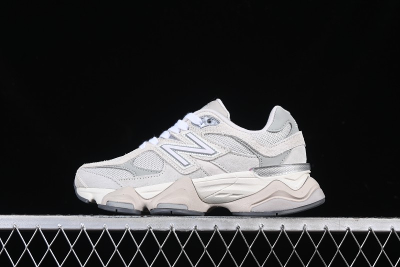 New Balance NB9060 Series Retro Casual Running Shoes with ABZORB Cushioning - U9060FGN
