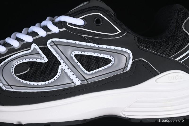 Dior B30 Sneakers with Reflective CD30 Logo and Lightweight Rubber Sole - CD30