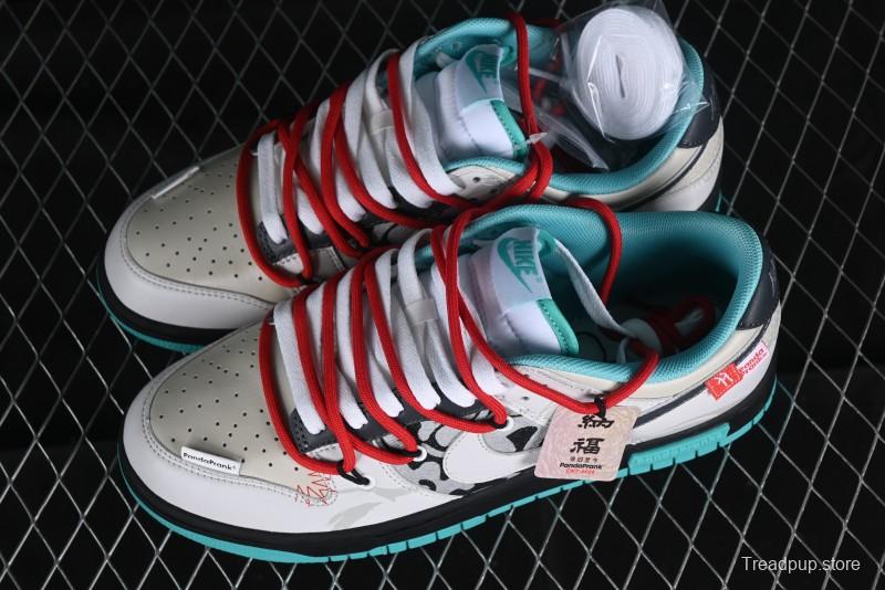 Nike Dunk Low Panda Prank CNY Year of the Dragon Limited Edition SB Low-top Casual Sneakers - DV0831-101
