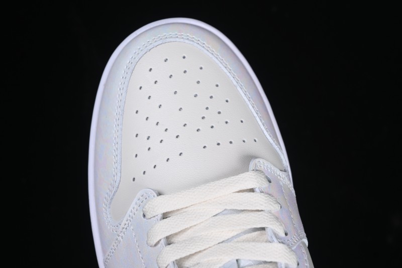 Nike Air Jordan 1 Low "Year of the Snake 2025" AJ1 Basketball Shoes with Iridescent Pearl Finish - HF4080-001